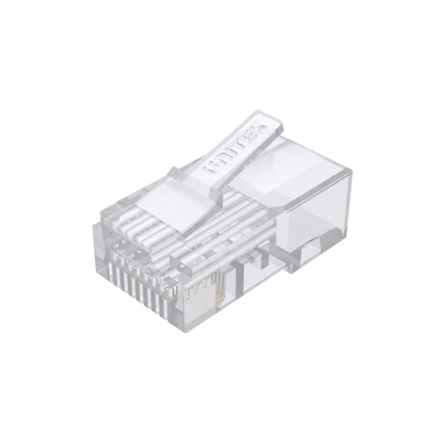 Unitek Wtyk modularny RJ45 Cat 6 Pass Through 100 szt precyzyjny