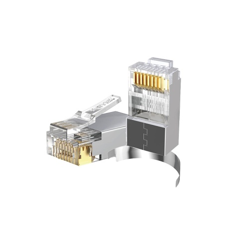 Unitek Wtyk modularny RJ45 Cat 7 Pass Through 50szt łatwe zaciskanie