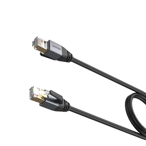 Unitek kabel Ethernet Cat 8 5m RJ45 SFTP ekranowany szybki LAN