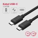 Unitek przewód USB Typ-C 2m kabel USB-C 5Gbps USB 3.0 szybki ładowanie