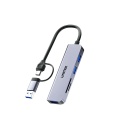 Unitek uHUB P5+ Hub 5w1 USB-C USB-A 5Gbps z czytnikiem SD microSD