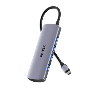 Unitek uHub Q4 USB-C hub 4x USB-A 10 Gbps kompaktowy