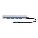 Unitek uHub Q4 USB-C hub 4x USB-A 10 Gbps kompaktowy