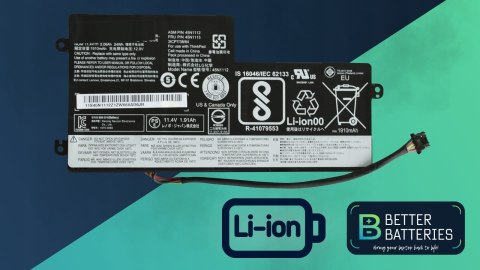 Bateria do laptopa Better Batteries wewnętrzna Lenovo X260 X270 T460 L470