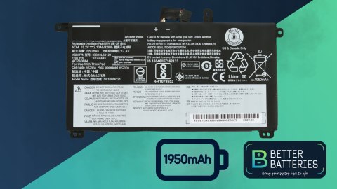 Bateria do laptopa Better Batteries wewnętrzna Lenovo T570 T580 P51s P52s