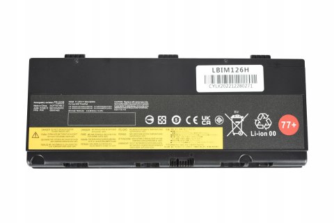 Bateria do laptopa Better Batteries zewnętrzna 8000mAh Lenovo P50 P51 P52