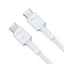 Green Cell Kabel USB-C 30 cm PowerStream PD 60W QC 3.0 biały