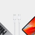 Green Cell Kabel USB-C 30 cm PowerStream PD 60W QC 3.0 biały
