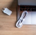 Kabel Green Cell PowerStream USB-C do Lightning 1m MFi biały wytrzymały