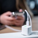 Kabel Green Cell PowerStream USB-C do Lightning 1m MFi biały wytrzymały