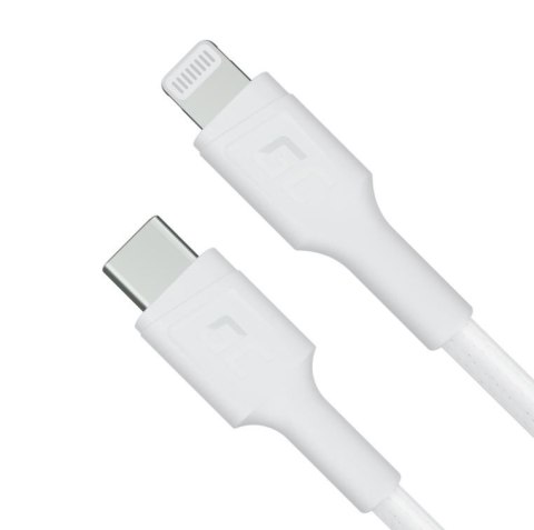 Kabel Green Cell PowerStream USB-C do Lightning 1m MFi biały wytrzymały
