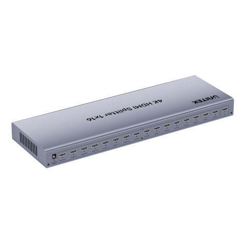 Rozdzielacz HDMI Unitek 1x16 4K 60Hz wydajny splitter HDCP kompatybilny