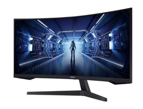 Samsung Monitor 34 cale LC34G55TWWPXEN VA 3440x1440 Ultra WQHD 21:9 format kinowy 1xHDMI/1xDP 1 ms (MPRT) zakrzywiony 165Hz Gaming 2 la