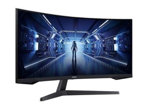 Samsung Monitor 34 cale LC34G55TWWPXEN VA 3440x1440 Ultra WQHD 21:9 format kinowy 1xHDMI/1xDP 1 ms (MPRT) zakrzywiony 165Hz Gaming 2 la
