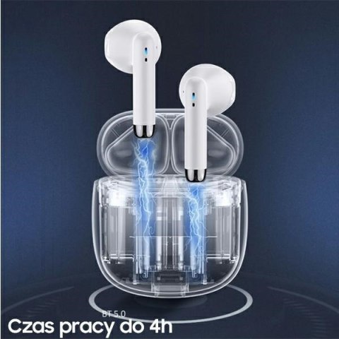 Słuchawki Bluetooth USAMS TWS 5.0 IA czarne lekki design