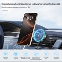Uchwyt samochodowy Unitek 38W Qi2 magnetyczny ładowarka 15W wydajny lekki