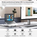 Unitek D1137A Podstawka pod laptopa regulowana składana z hubem HDMI PD 4K