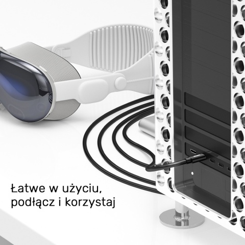 Unitek Kabel VR Link Pro USB C 5Gbps 60W 5m światłowodowy