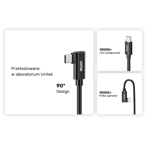 Unitek Kabel VR Link Pro USB C 5Gbps 60W 5m światłowodowy