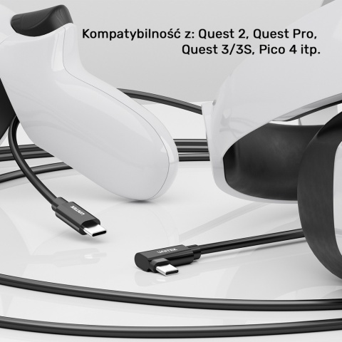 Unitek Kabel VR Link Pro USB C 5Gbps 60W 5m światłowodowy
