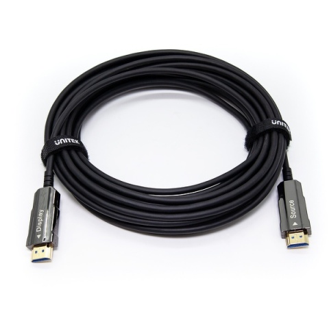 Unitek Kabel optyczny HDMI 2.0 AOC 12 m 4K 60Hz UltraHD lekki Dolby Atmos