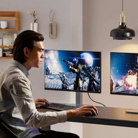 Unitek Kabel optyczny HDMI 2.0 AOC 4K 60Hz 7m cienki lekki do TV monitor