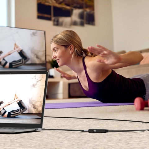 Unitek Kabel przedłużający USB-C 10 Gbps 5m czarny 100W PD aktywny