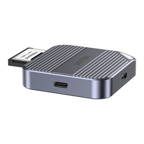 Unitek S1244BGY Magnetyczny czytnik kart CFexpress Type B USB-C 10Gbps