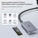 Unitek SolidForce Reefer TurboCool obudowa M.2 NVMe USB4 40Gbps chłodzona