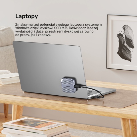 Unitek SolidForce Reefer obudowa magnetyczna M.2 USB-C 10Gbps NVMe SATA