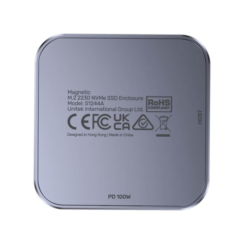 Unitek SolidForce Reefer obudowa magnetyczna M.2 USB-C 10Gbps NVMe SATA