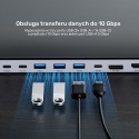 Unitek UHub15+ Stacja dokująca KVM 3x 4K USB-C HDMI 100W