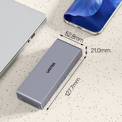 Unitek V1130A01-EU Rozdzielacz HDMI 1x2 4K UHD do 2 ekranów Plug and Play