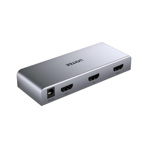 Unitek V1130A01-EU Rozdzielacz HDMI 1x2 4K UHD do 2 ekranów Plug and Play