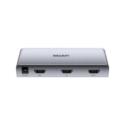 Unitek V1130A01-EU Rozdzielacz HDMI 1x2 4K UHD do 2 ekranów Plug and Play