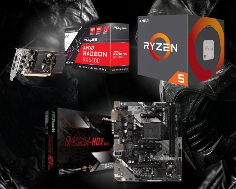 BSG Striker V23 AMD Ryzen 5 AMD Radeon RX 6400 32GB DDR4 1000GB SSD Windows 11 Pro