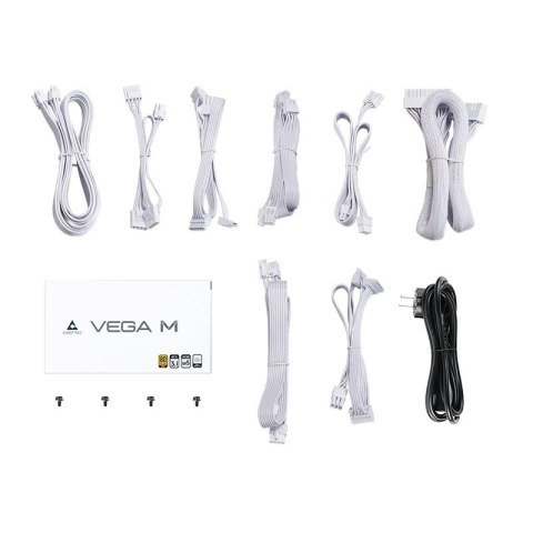 Zasilacz Chieftec Vega M 850W 80 PLUS Gold ATX 3.1 modularny biały gaming