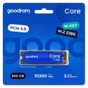 GOODRAM SSD Core 500GB PCIe 5.0 szybki stabilny z DirectStorage