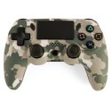 Gamepad Gembird PS4 bezprzewodowy PC przewodowy wibracje Bluetooth moro