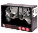 Gamepad Gembird PS4 bezprzewodowy PC przewodowy wibracje Bluetooth moro