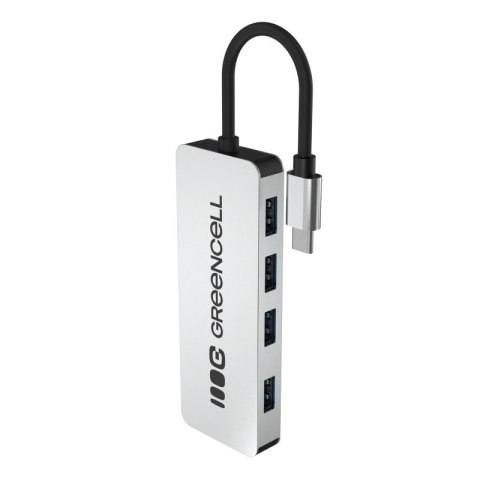 Hub Green Cell USB-C Basic 4x USB-A szybki kompaktowy adapter