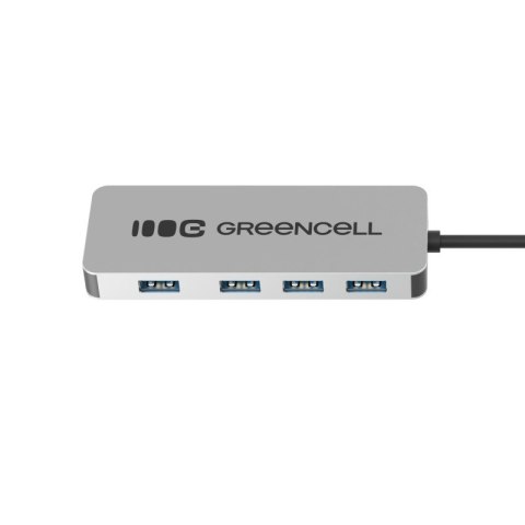 Hub Green Cell USB-C Basic 4x USB-A szybki kompaktowy adapter