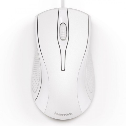 Mysz Hama MC-200 biała przewodowa USB precyzyjna oburęczna