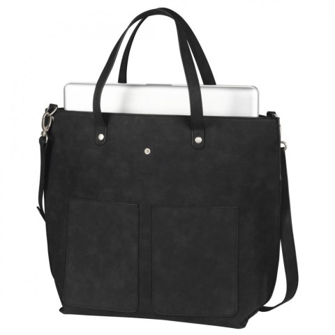 Torba Hama Classy do laptopa 13.3-14.1 cala damska czarna elegancka