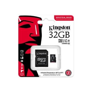 Karta pamięci Kingston microSD 32GB Industrial UHS I U3 V30 Class 10 trwała