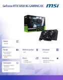 Karta graficzna MSI GeForce RTX 5050 GAMING OC 8GB GDDR6 128 bit 3xDP HDMI