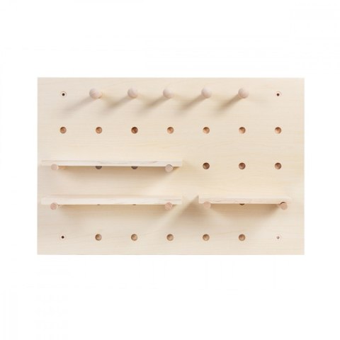 Organizer ścienny Maclean MC-130 WD drewniana tablica 40x60 cm narzędziowa