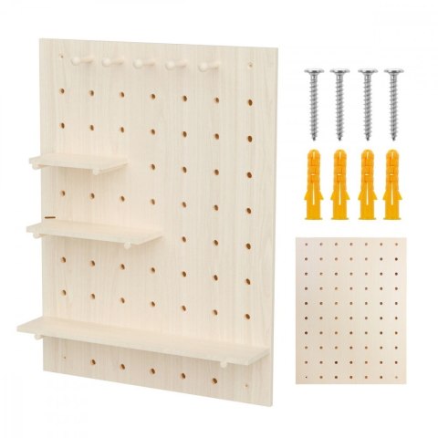 Drewniana tablica organizer Maclean MC-131 WD 60x80 cm 20 kg ścienna mocna