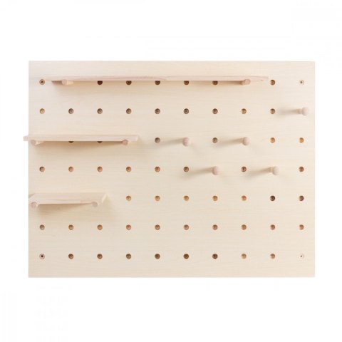 Drewniana tablica organizer Maclean MC-131 WD 60x80 cm 20 kg ścienna mocna