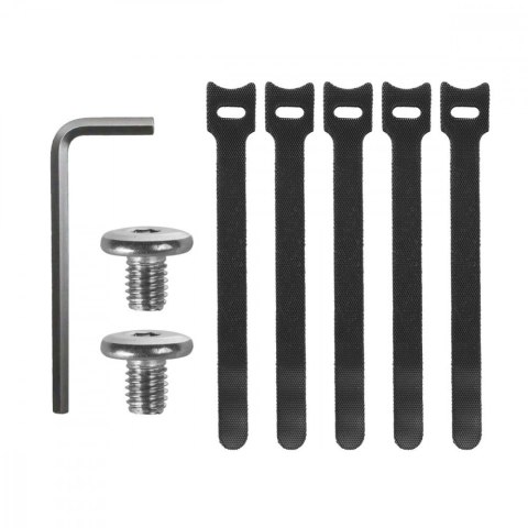 Organizer kabli Maclean MC-105W biały montaż pod biurko funkcjonalny